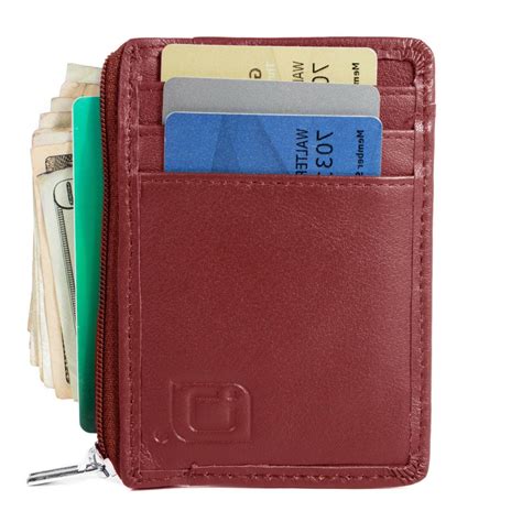 id stronghold rfid front pocket wallet mini wallet
