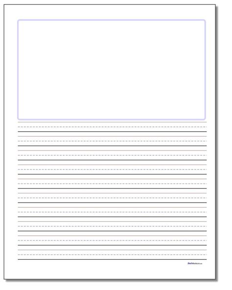 blank handwriting practice sheets
