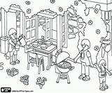 Playmobil Ausmalbilder Ausmalen Familie Hauser Supercoloriage Kinderzimmer Drucken Malvorlagen sketch template