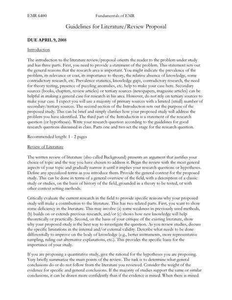 literature review   research proposal pigura
