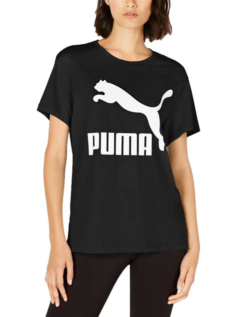 puma puma womens classic logo fitness running  shirt walmartcom walmartcom