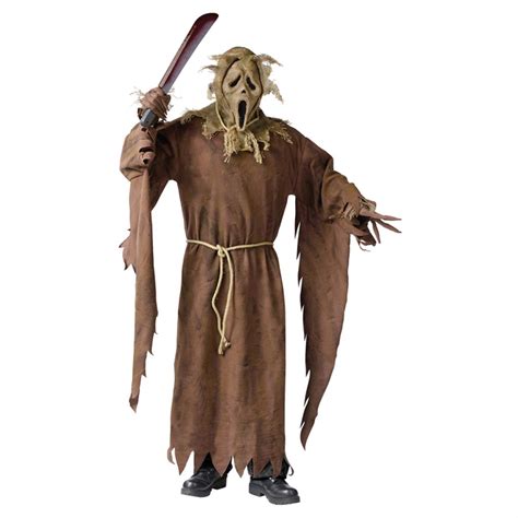 adult ghostface scarecrow costume 193879 costumes at sportsman s guide