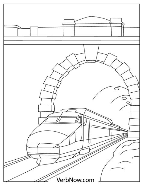 train coloring pages  kids  love  pdfs verbnow