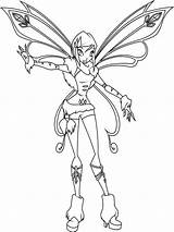 Coloring Pages Winx Tecna Club Girls sketch template