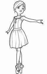 Ballerina Coloring Pages Camille Haut Le Disney sketch template