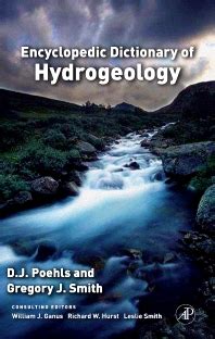 encyclopedic dictionary  hydrogeology st edition