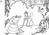 Coloriage Princesse Grenouille Imprimer Maitresse Disney Merci sketch template