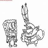 Sponge Spongebob Krabs Ausmalbilder sketch template
