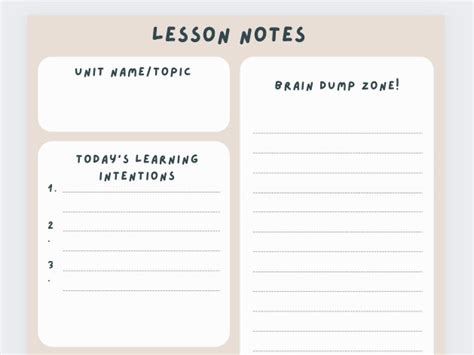 student revision  note  handout teaching resources