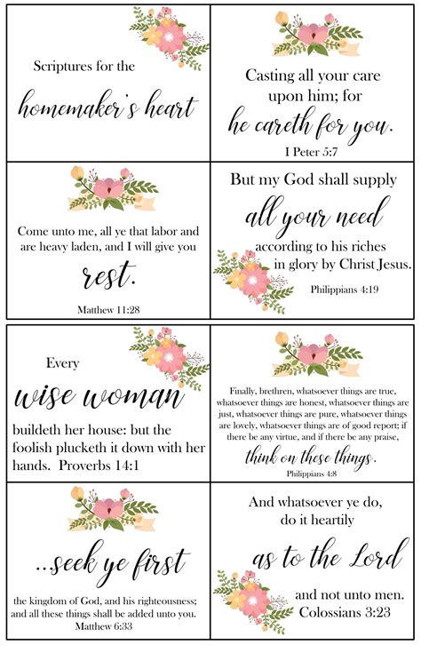 printable scripture  printable cards scripture cards