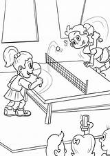 Tischtennis Ping Pong Malvorlage Jugando Zawody Ponga Szkolne Malvorlagen Kolorowanka Spielen Wydrukuj Malowankę sketch template