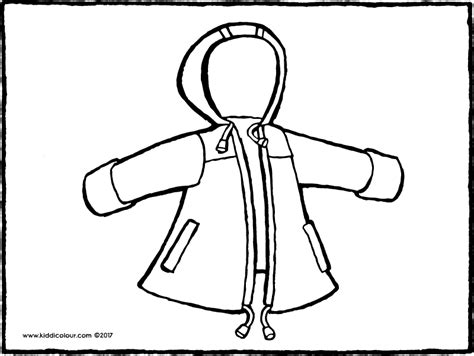 raincoat colouring page page drawing picture  paginas