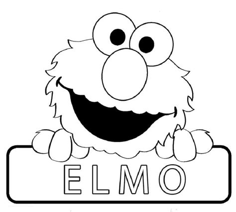 elmo coloring pages  cartoon lovers educative printable
