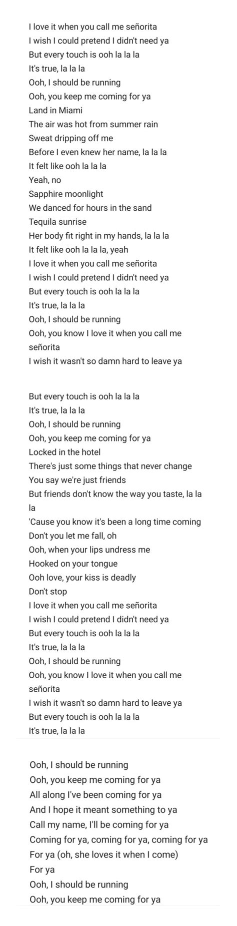 senorita lyrics lyrics song lyrics songs
