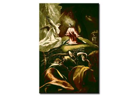 wandbild christus auf dem oelberg el greco kunstdrucke