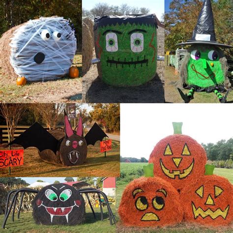 halloween hay bale art  keeper   cheerios