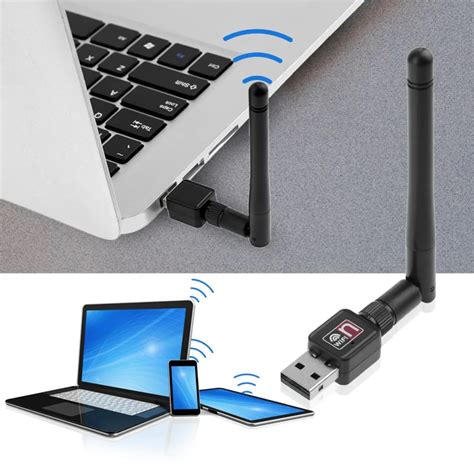 mbps usb  wifi router laptop wireless adapter network lan card  dbi antenna stable