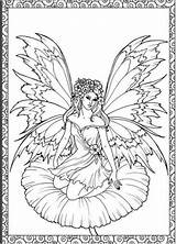 Coloring Fairy Fairies Book Forest Flower Adults Color Patterns Pages Adult Pasta Escolha Para Colorir Visit Desenhos sketch template
