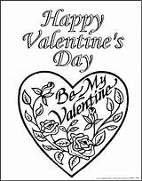 Coloring Valentine Pages Valentines Printable Kids Print Happy Hearts Roses Adults Heart Color Crafts Sheets Makingfriends Cards Flower Off Drawing sketch template