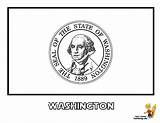 State Coloring Washington Flag Pages Flags Visit Yescoloring Popular sketch template