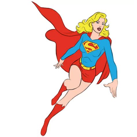 draw supergirl easy drawing art