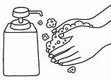 Washing Hands Soap Coloring Hand Clipart Wash Colouring Pages Printable Cliparts Drawing Clip Color Library Use Personal Getcolorings sketch template