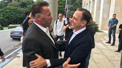 Em 11 Dias Governador De Sp Encontra Arnold Schwarzenegger E Keanu