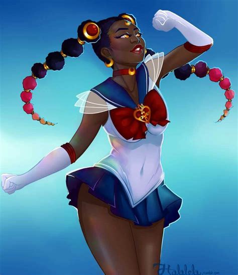 sailor moon black girl magic art black women art sailor moon fan art