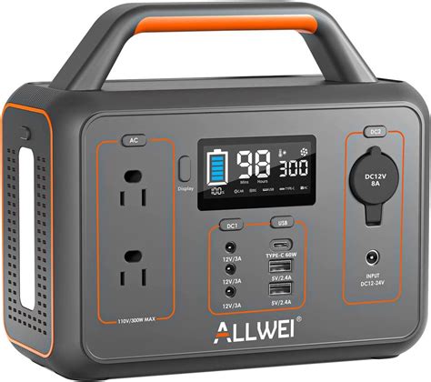 allwei  portable power station review battery realm