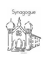 Coloring Synagogue Change Template Twistynoodle sketch template