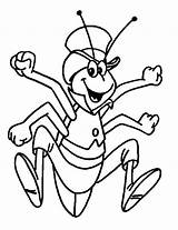 Coloring Pages Grasshoppers sketch template