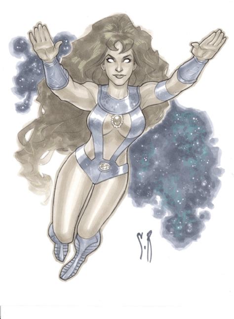 starfire stephane roux in philip rutledge s commissions and sketches