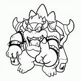 Bowser Coloring Pages Coloringpagesabc Posted sketch template