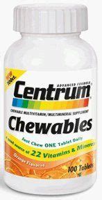 centrum  chewable vitamn tablet  additional info click   image health