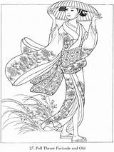 Kimono sketch template