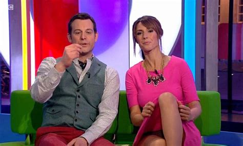 alex jones flashes her underwear on bbc s the one show