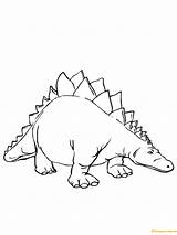 Stegosaurus Coloring Dinosaur Pages Armored Online Color Dot Print Coloringpagesonly Dinosaurs sketch template