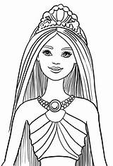 Barbie Coloring Pages Print Girls Wonder Princess Adults Friends sketch template