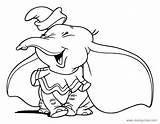 Dumbo Coloring Disneyclips Pages Happy Funstuff sketch template