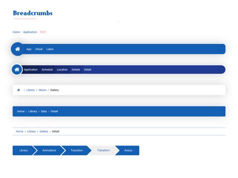 free breadcrumbs navigation css3 transition