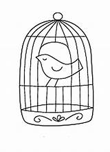 Cage Bird Coloring Birdcage Draw Pages Printable Getcolorings Color 36kb Cag sketch template