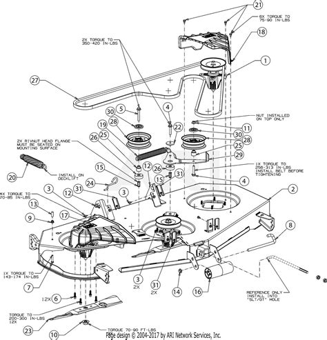 troy bilt super bronco  fab tractor aqaka  parts diagram  deck