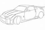 350z Gtr Drawings Silvia S15 sketch template