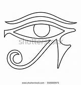 Horus Eye Coloring Designlooter 36kb 470px Icon sketch template