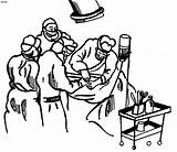 Surgeon Medicine Kleurplaten Dokter Doctors Coloringhome sketch template