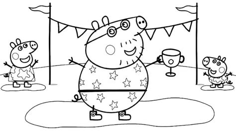 peppa pig birthday party coloring pages bubakidscom