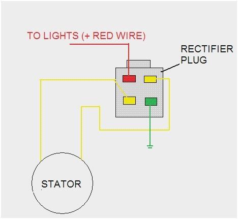 voltage regulator  pin regulator rectifier wiring diagram