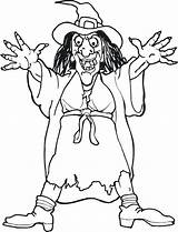 Coloring Pages Acts Kindness Witch Scary Adult Getcolorings Halloween Printable Col Colouring sketch template