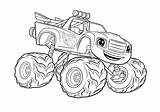Coloring Pages Truck Mud Monster Getcolorings sketch template