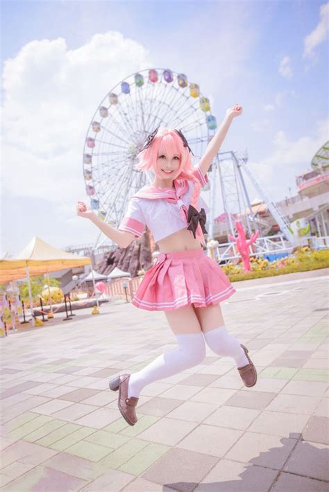 astolfo pink trap cosplay sankaku complex